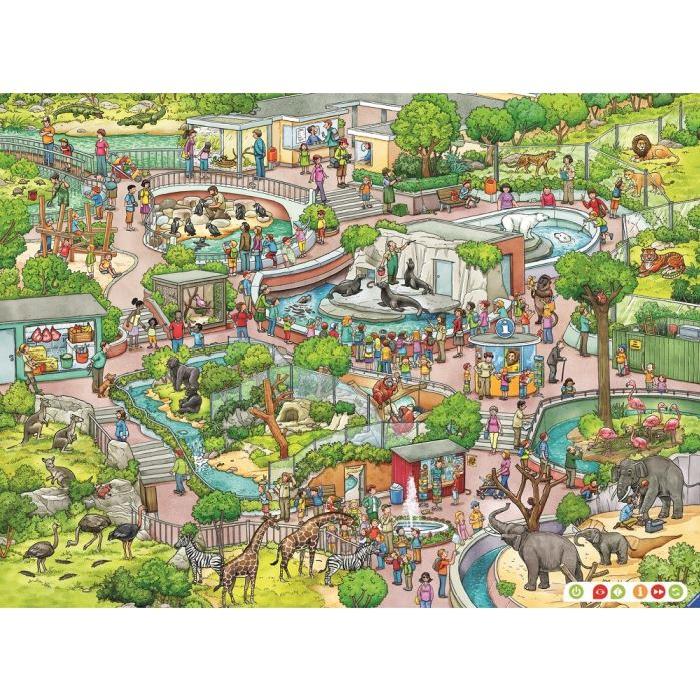 TIPTOI Puzzle Interactif Zoo 100 pcs