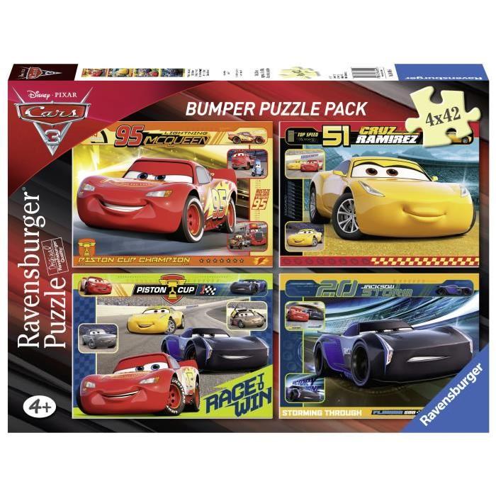 CARS Puzzle 4x42 pcs - Disney