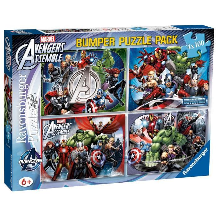 AVENGERS Puzzle 4 x 100 pcs