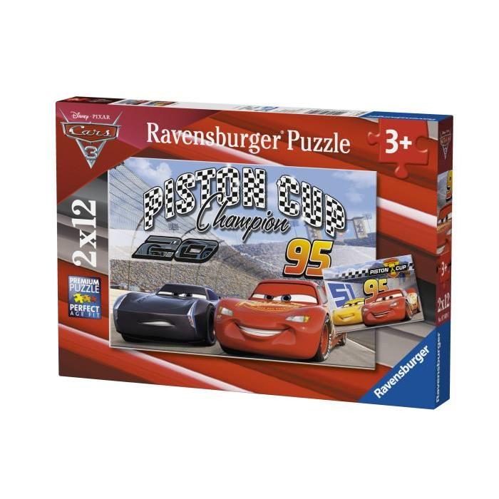 CARSPuzzle 2x12 pcs Piston Cup - Disney