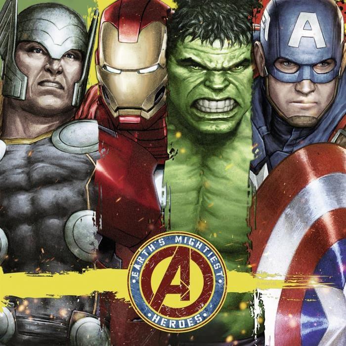 AVENGERS Puzzle les Puissants 3x49 pcs