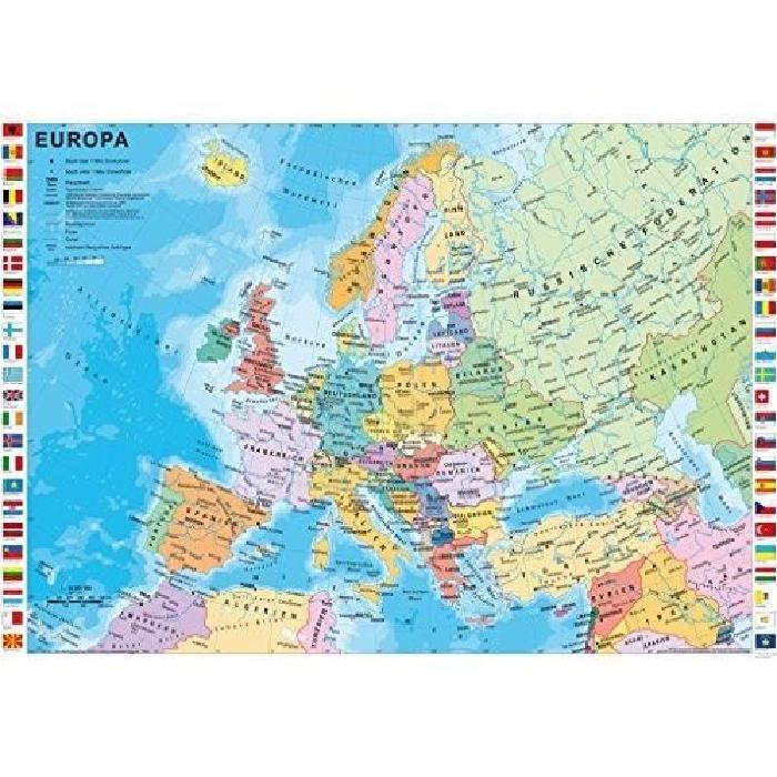 SCHMIDT and SPIELE  Puzzle Adulte Les  états d'Europe - 1000 pcs