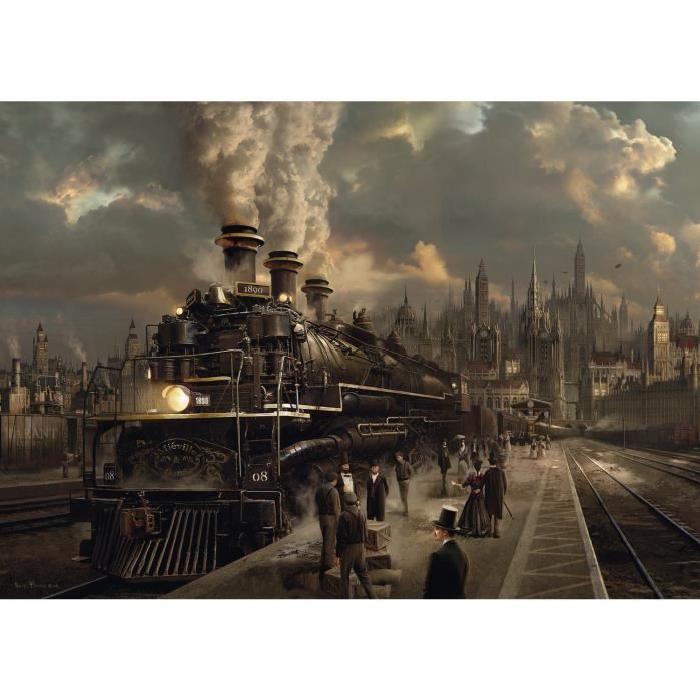 SCHMIDT and SPIELE  Puzzle Adulte Locomotive - 1000 pcs