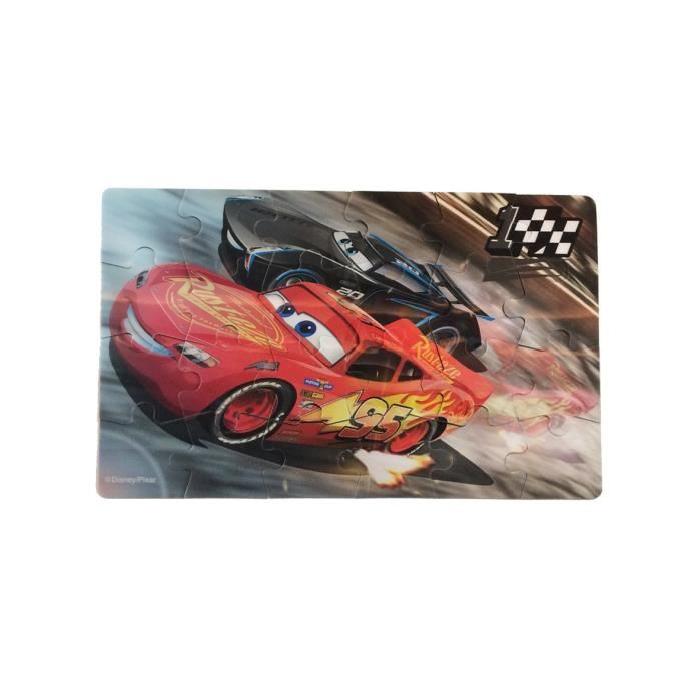 CARS 3 - Boîte Carton 2 Puzzles Lenticulaires