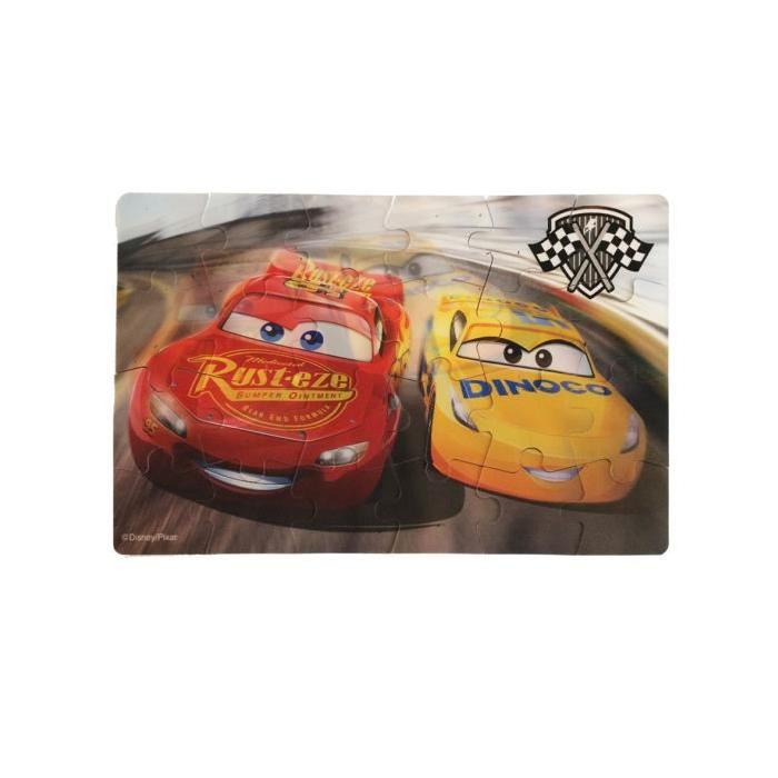 CARS 3 - Boîte Carton 2 Puzzles Lenticulaires