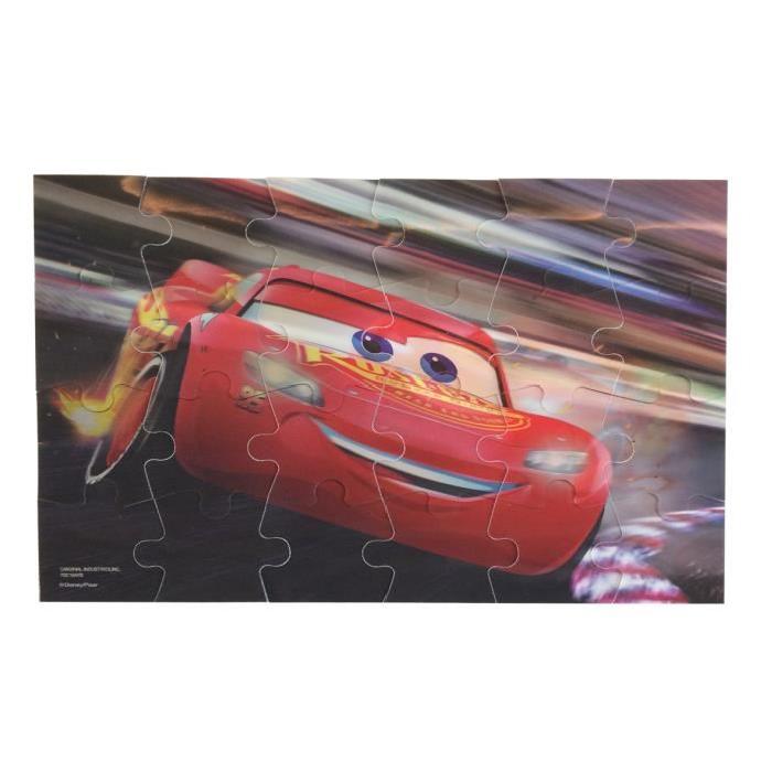 CARS 3 - Boite 3 Puzzles Image Effet 3D