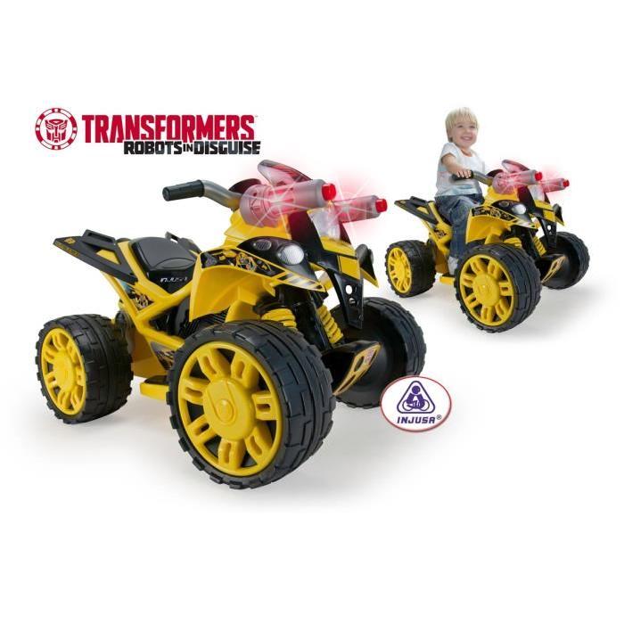 INJUSA Quad Electrique Enfant The Beast Transformers 6 Volts