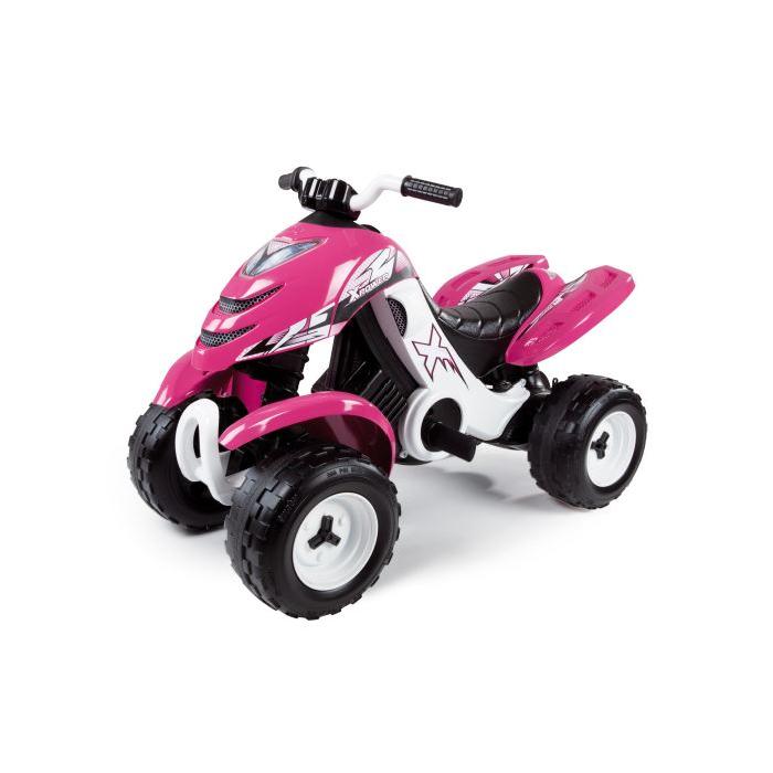 SMOBY Quad Electrique Enfant X Power Rose