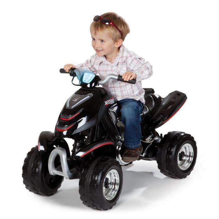 SMOBY Quad Electrique Enfant X Power Carbone