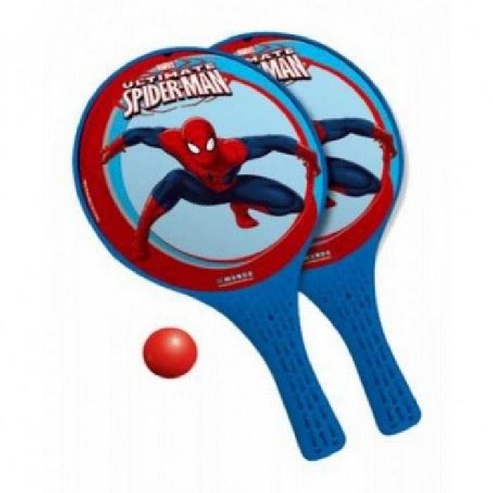 SPIDERMAN 2 Raquettes de plage et balle