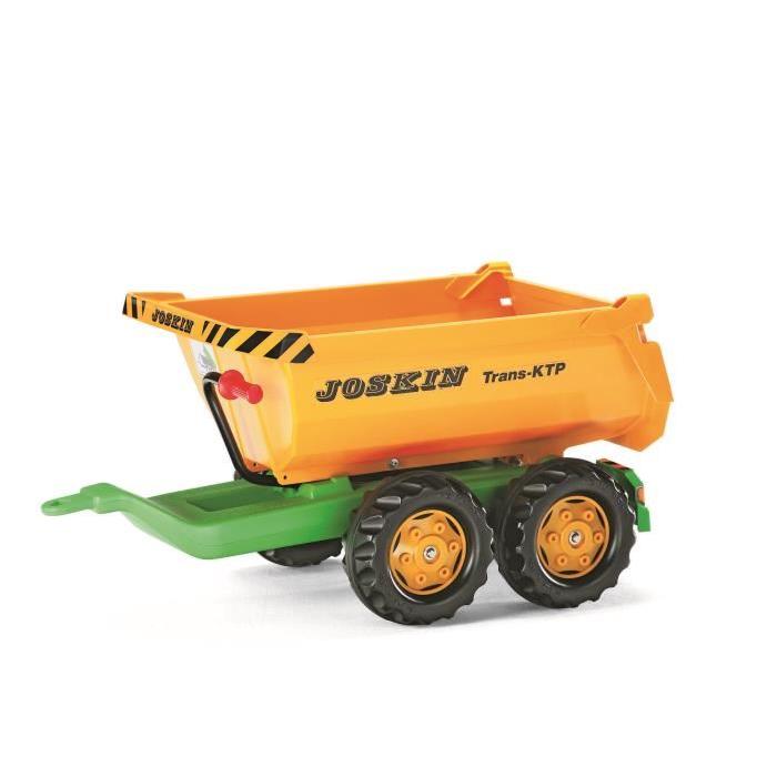 ROLLY TOYS Rolly Halfpipe Joskin Remorque pour Tracteur a Pédale Enfant