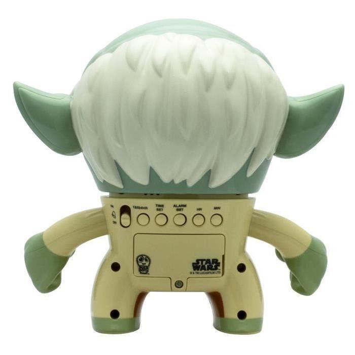 Horloge réveil Yoda Star Wars 9 cm