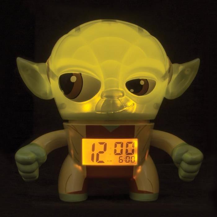 Horloge réveil Yoda Star Wars 9 cm