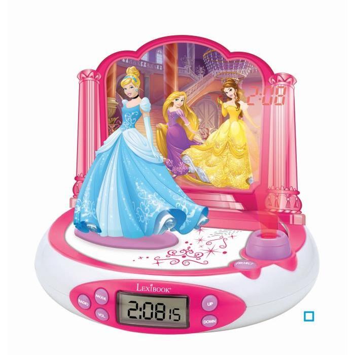 DISNEY PRINCESSE Radio alarme projecteur Lexibook