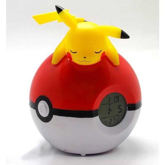 POKEMON Horloge Réveil Numérique Lampe LED PIKACHU