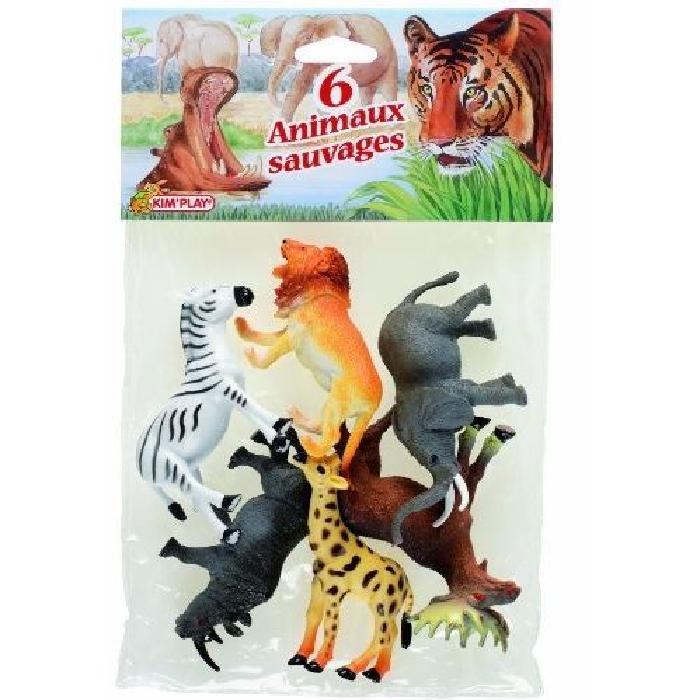 KIMPLAY Animaux sauvages x6