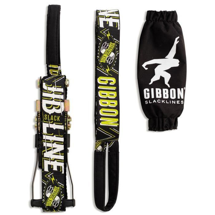 GIBBON Set Slackline Noir