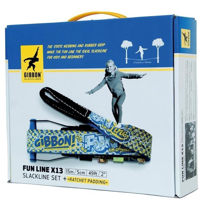 GIBBON Set Slackline Bleu