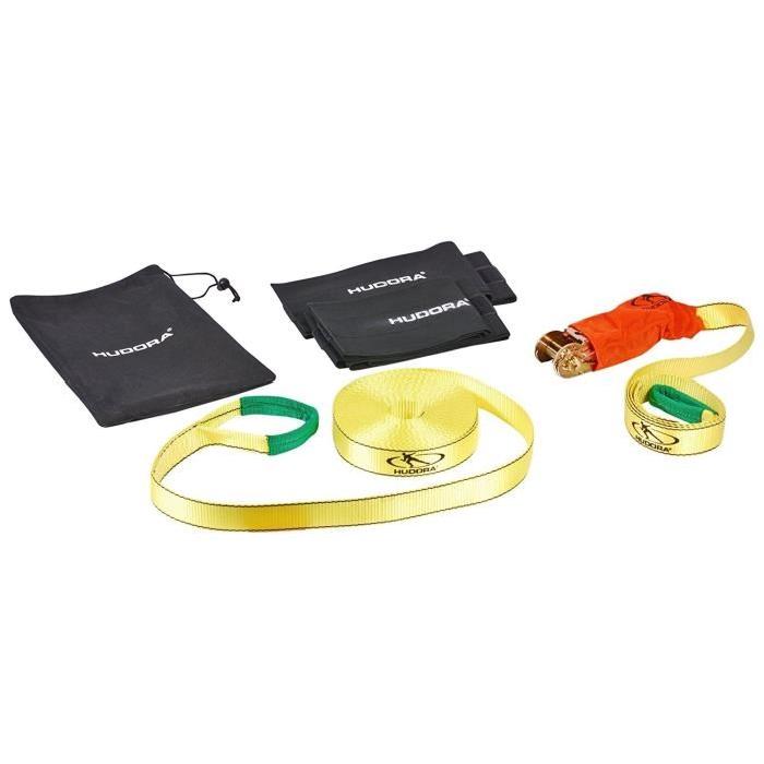 HUDORA Jeu d'Escalade Slackline avec Attaches