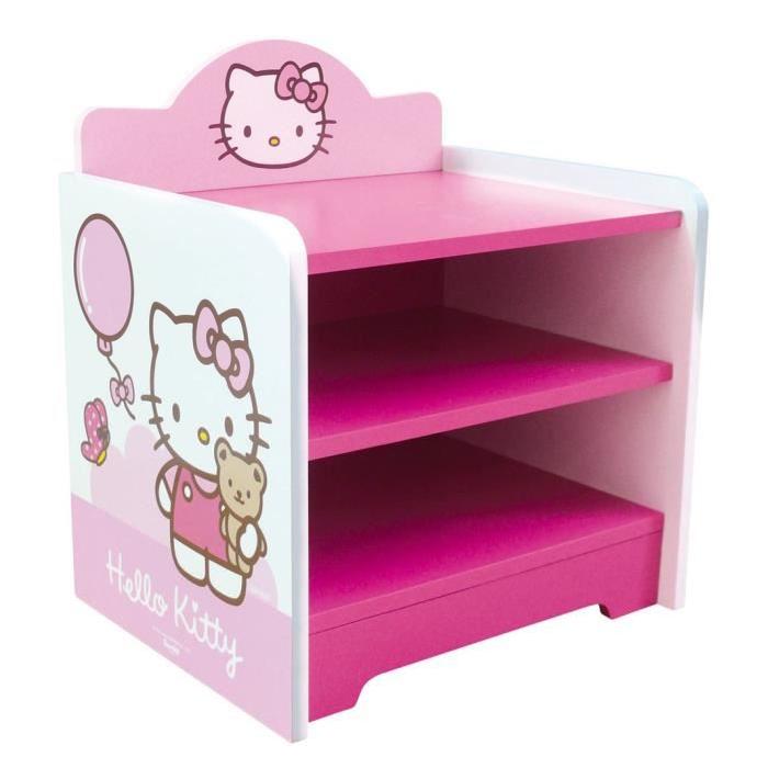 HELLO KITTY Table de Nuit / Chevet rose