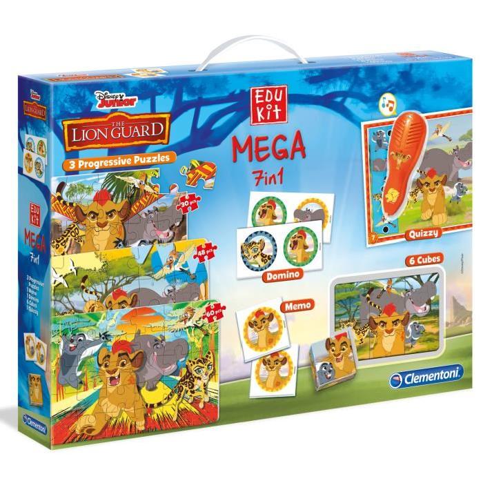 CLEMENTONI Edukit Mega 7 en 1 Garde du Roi Lion