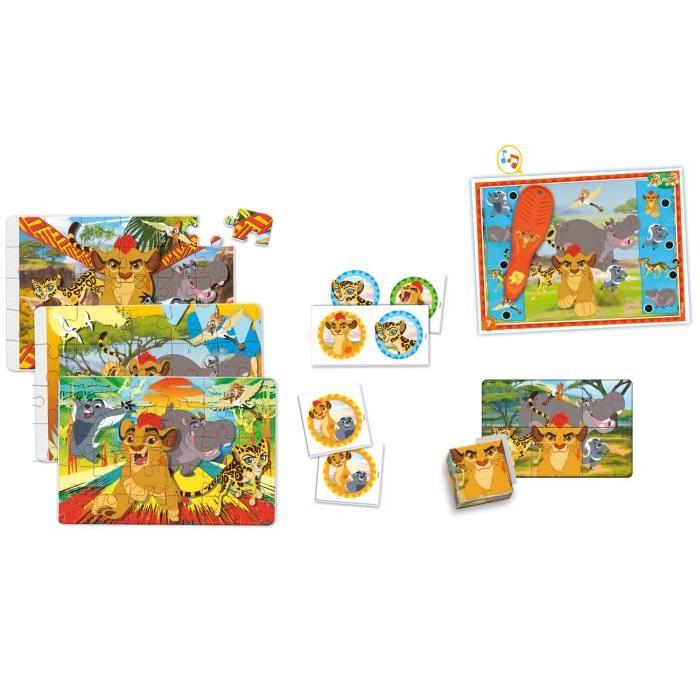 CLEMENTONI Edukit Mega 7 en 1 Garde du Roi Lion