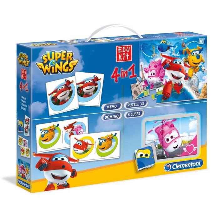 CLEMENTONI Edukit 4 en 1 Super wings