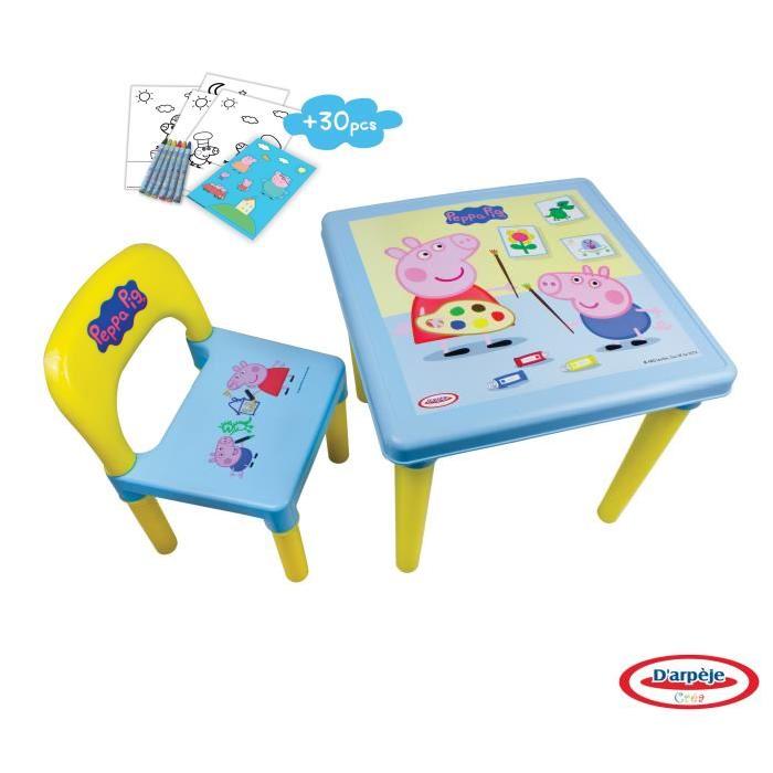 PEPPA PIG - Table D'activités + Set créatif