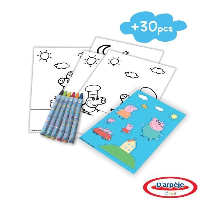 PEPPA PIG - Table D'activités + Set créatif