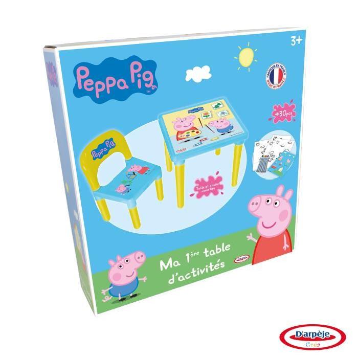 PEPPA PIG - Table D'activités + Set créatif