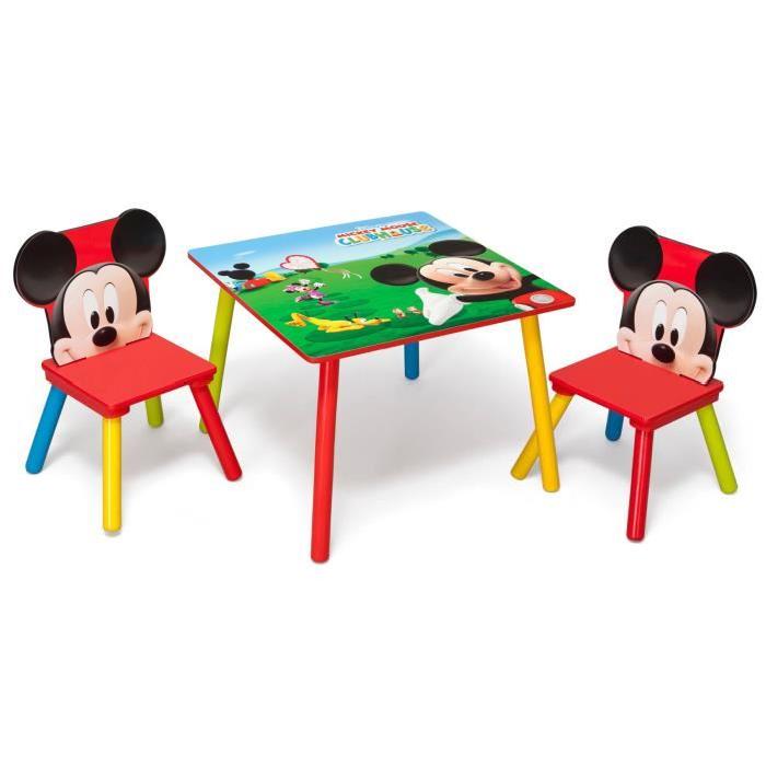 MICKEY Table enfant et 2 chaises