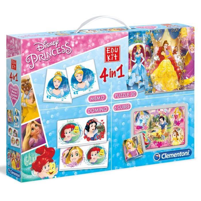 CLEMENTONI Edukit 4 en 1 Princesses