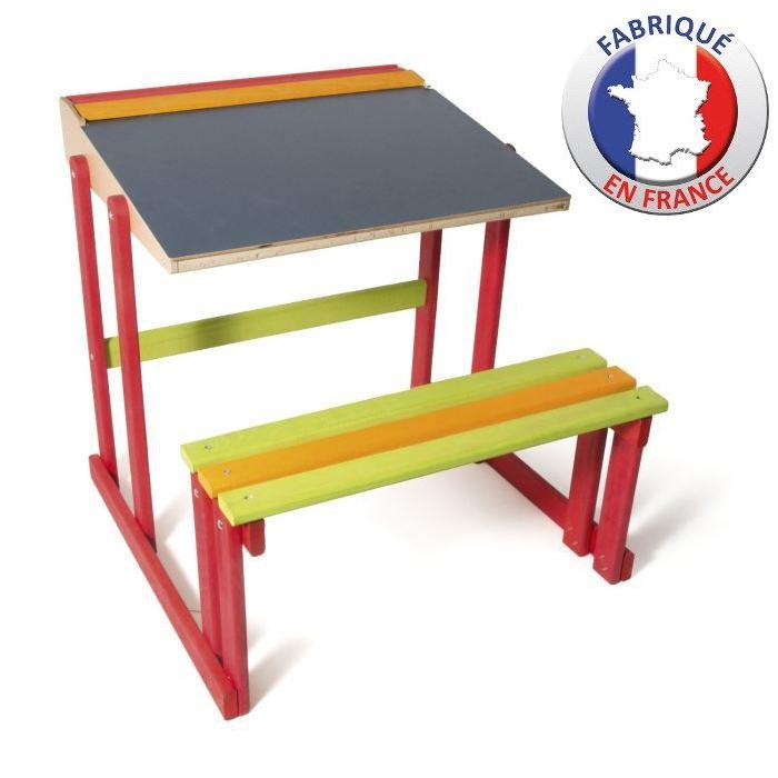 BUREAU D'ECOLIER EN BOIS