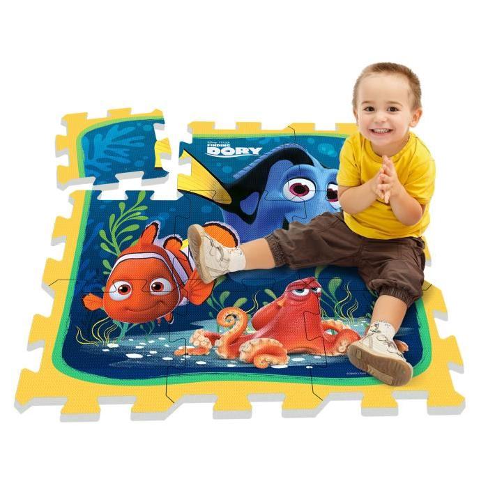 DORY Tapis Bébé Puzzle Mousse Marelle 9pcs Avec Sacoche