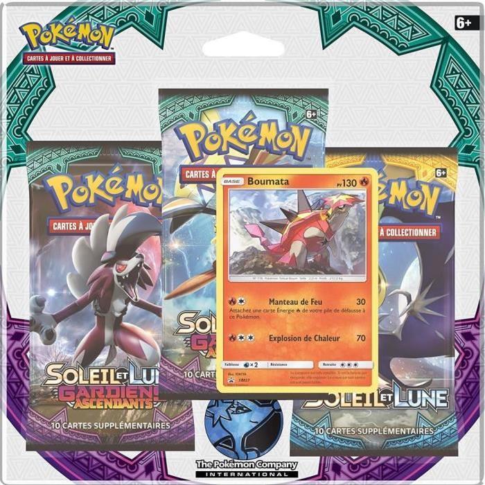 POKEMON Pack 3 boosters SL02 Lune & Soleil