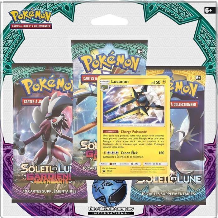 POKEMON Pack 3 boosters SL02 Lune & Soleil