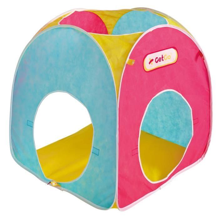 Double Tente et tunnel d'activités Pop-Up pour enfant 192x80x90 cm - Worlds Appart