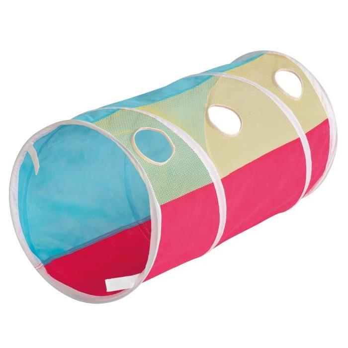 Double Tente et tunnel d'activités Pop-Up pour enfant 192x80x90 cm - Worlds Appart