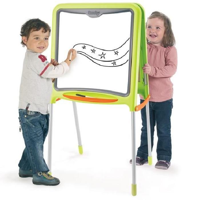 SMOBY Tableau Tubes Métal Mixte Vert