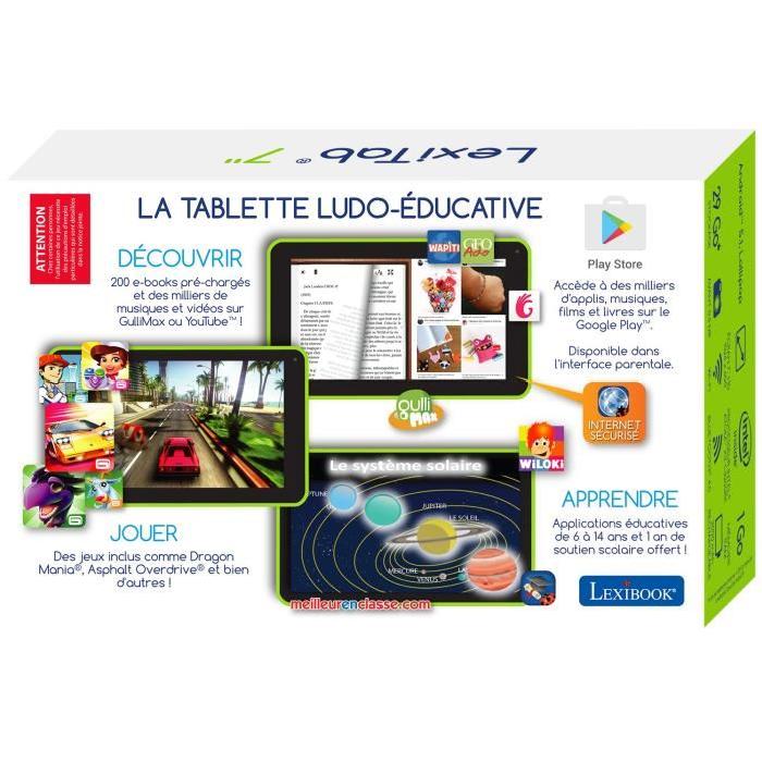 Lexibook Tablette Enfant LexiTab 7'' Android 4Go