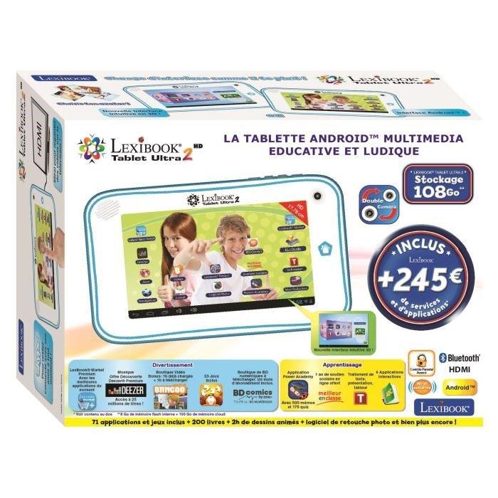 LEXIBOOK Tablette Enfant Ultra 2 Android 7 pouces