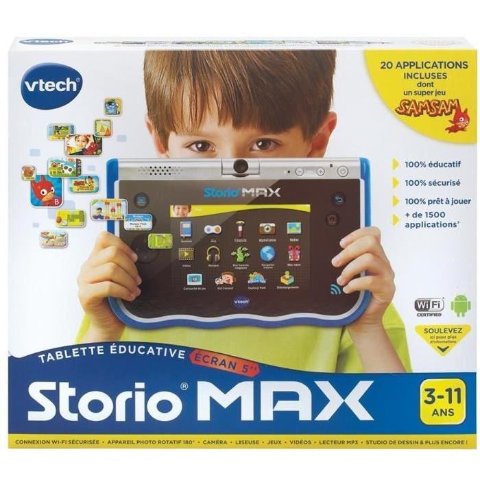 VTECH Storio Max 5'' Tablette enfant WiFi Bleu