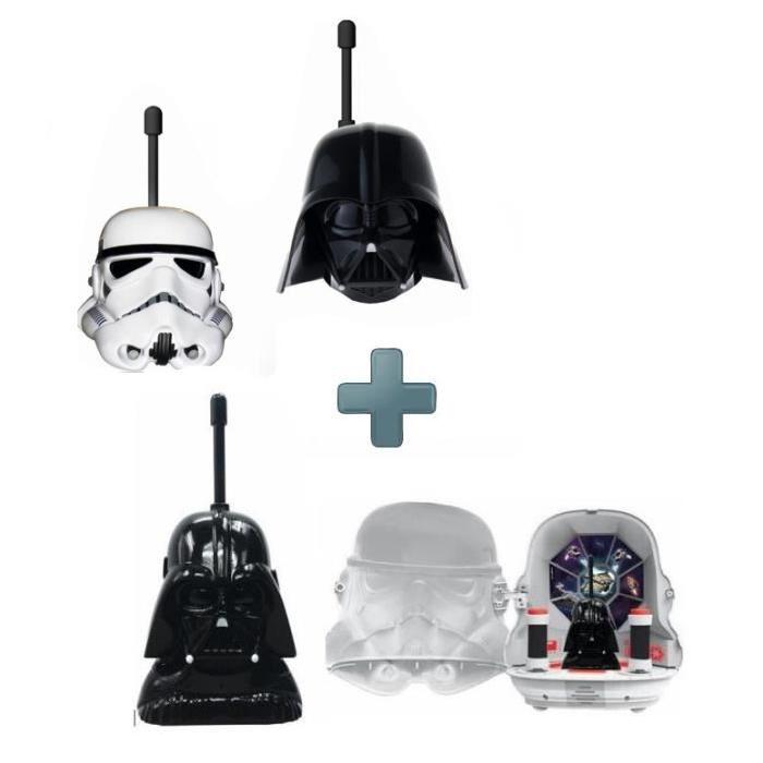 PACK STAR WARS Base Station + Talkies Walkies, StormTrooper et Dark Vador