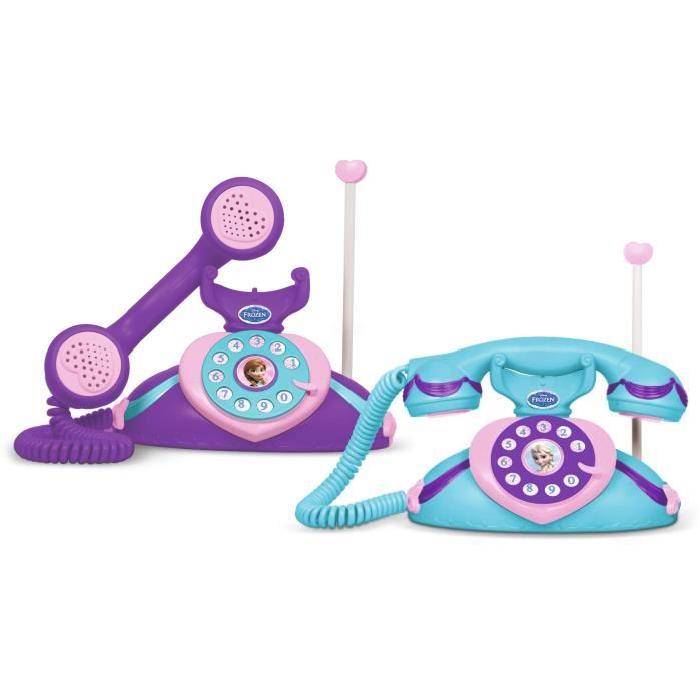 LA REINE DES NEIGES Deux Téléphones Intercom Talkie Walkie