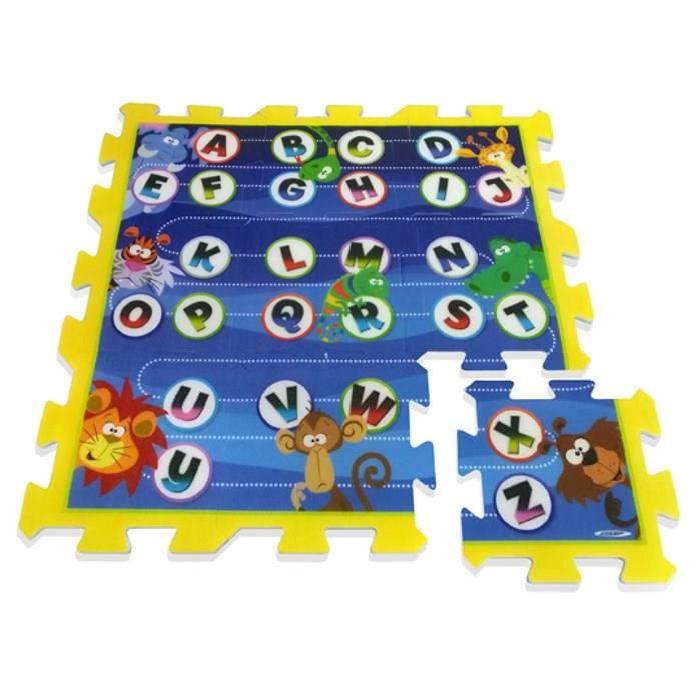 STAMP Tapis Puzzle bébé en Mousse Lettres et Animaux