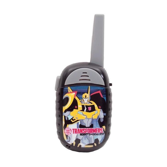 TRANSFORMERS Talkies walkies - L 6 x l 4 x H 19 cm