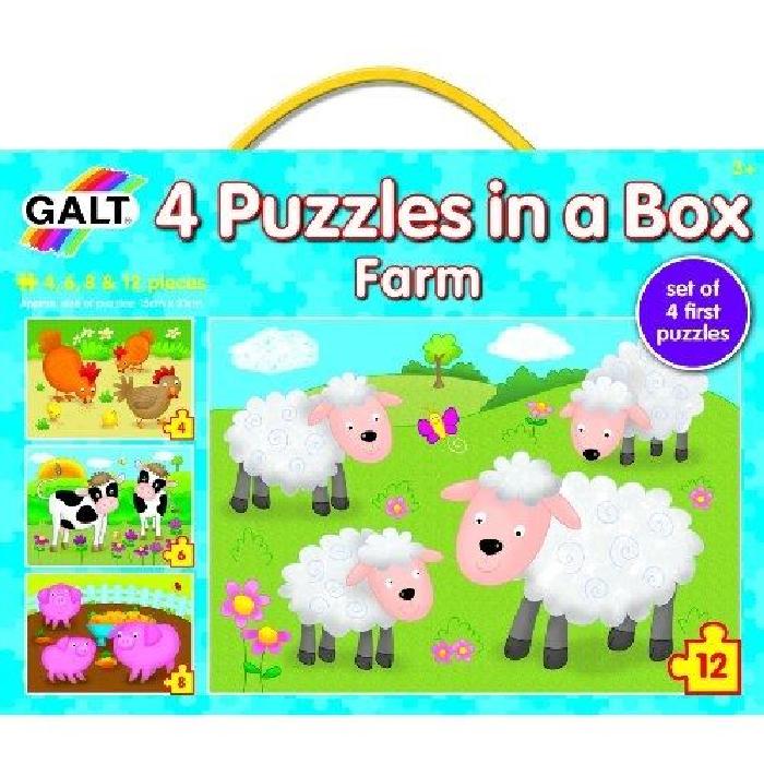 GALT Puzzles progressifs Ferme - 4 motifs