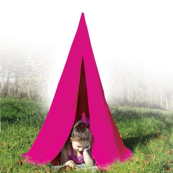 MY NOTE DECO Tente Tipis Pop Up Rose Fuchsia pour Enfant transportable