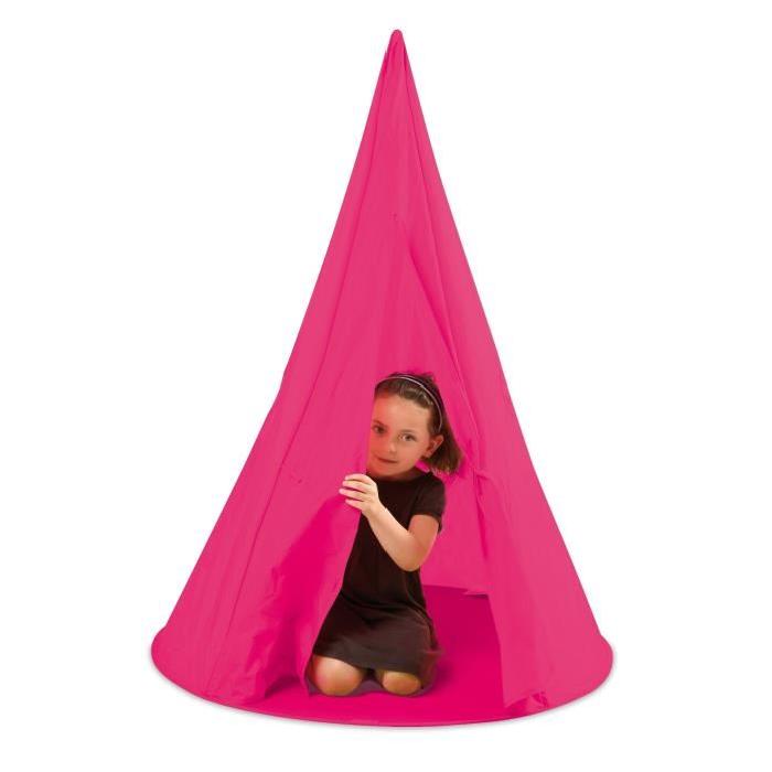 MY NOTE DECO Tente Tipis Pop Up Rose Fuchsia pour Enfant transportable