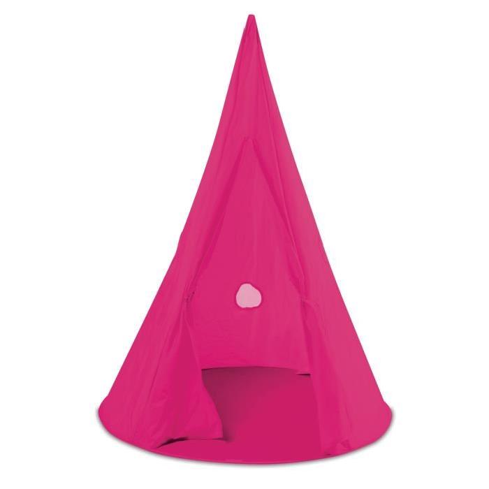 MY NOTE DECO Tente Tipis Pop Up Rose Fuchsia pour Enfant transportable